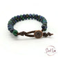 Azurite - Button bracelet