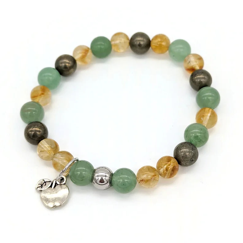 Wealthy & Prosperity: Citrine, Pyrite & Green Aventurine