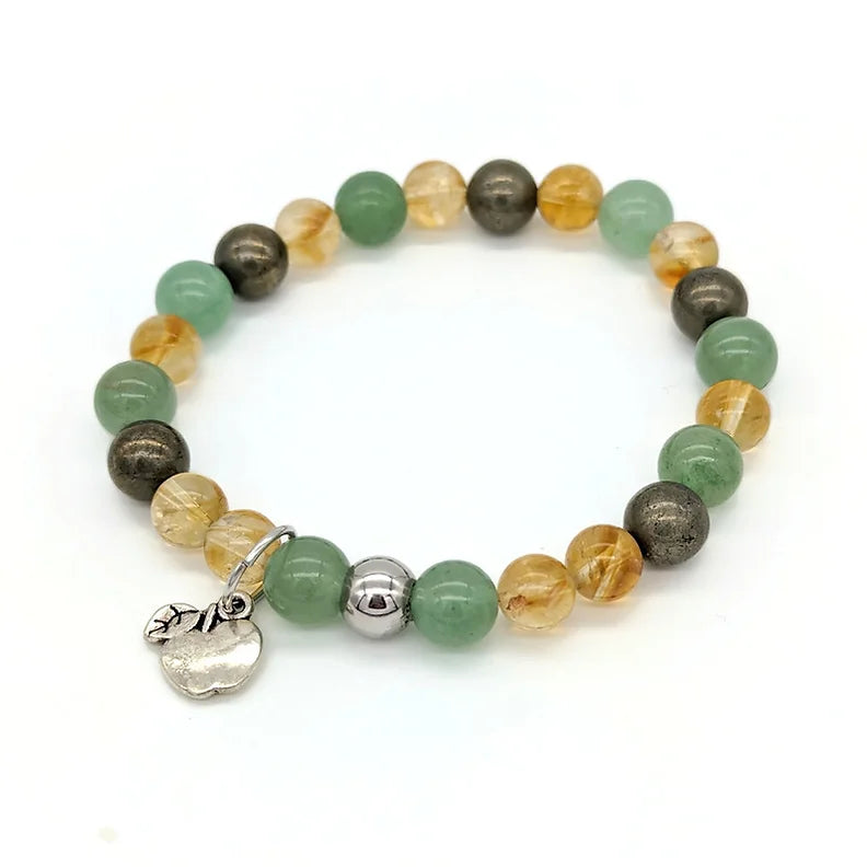 Wealthy & Prosperity: Citrine, Pyrite & Green Aventurine