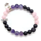 Protection for Empaths: Amethyst, Rose Quartz, Back Tourmaline